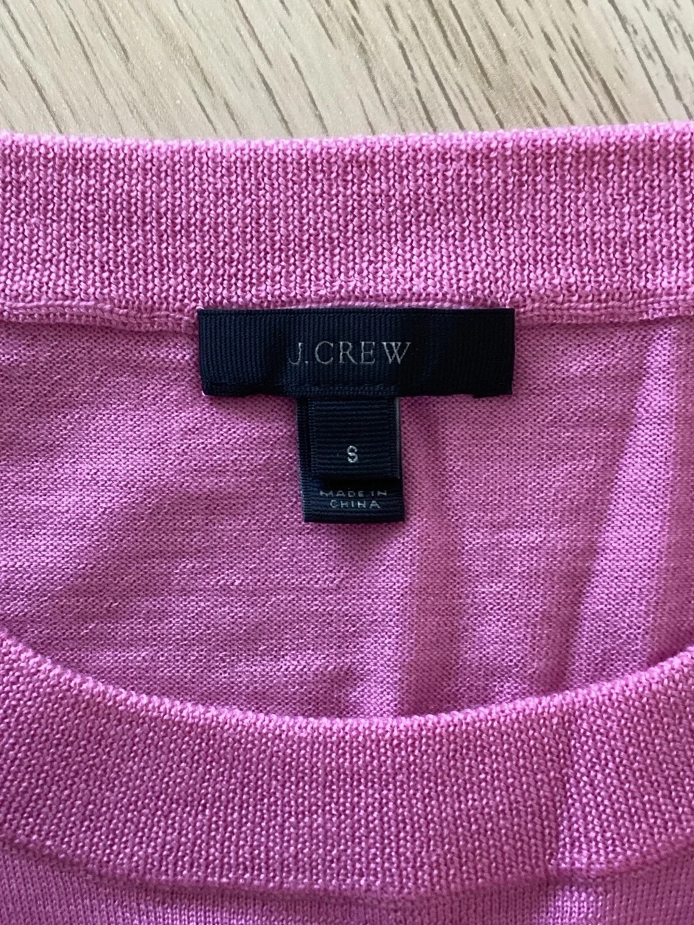 J. Crew Pink Crewneck Sweater